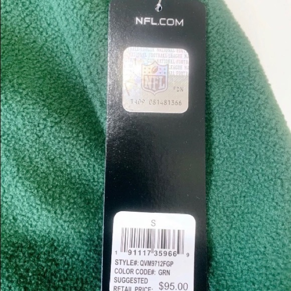 Green Bay Packers NFL Full-Zip Fleece Vest - Picture 3 of 7